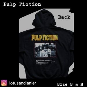 Pulp Fiction Black  Hoodie Sz Small Last One!